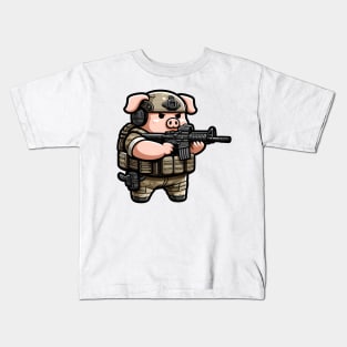 Tactical Pig Kids T-Shirt